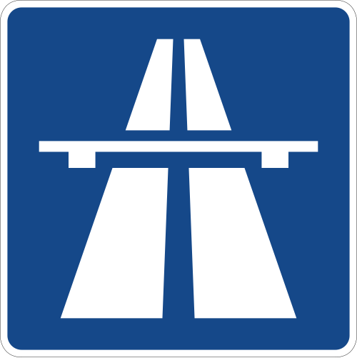 الإشارة 330.1: طريق سريع (Autobahn)